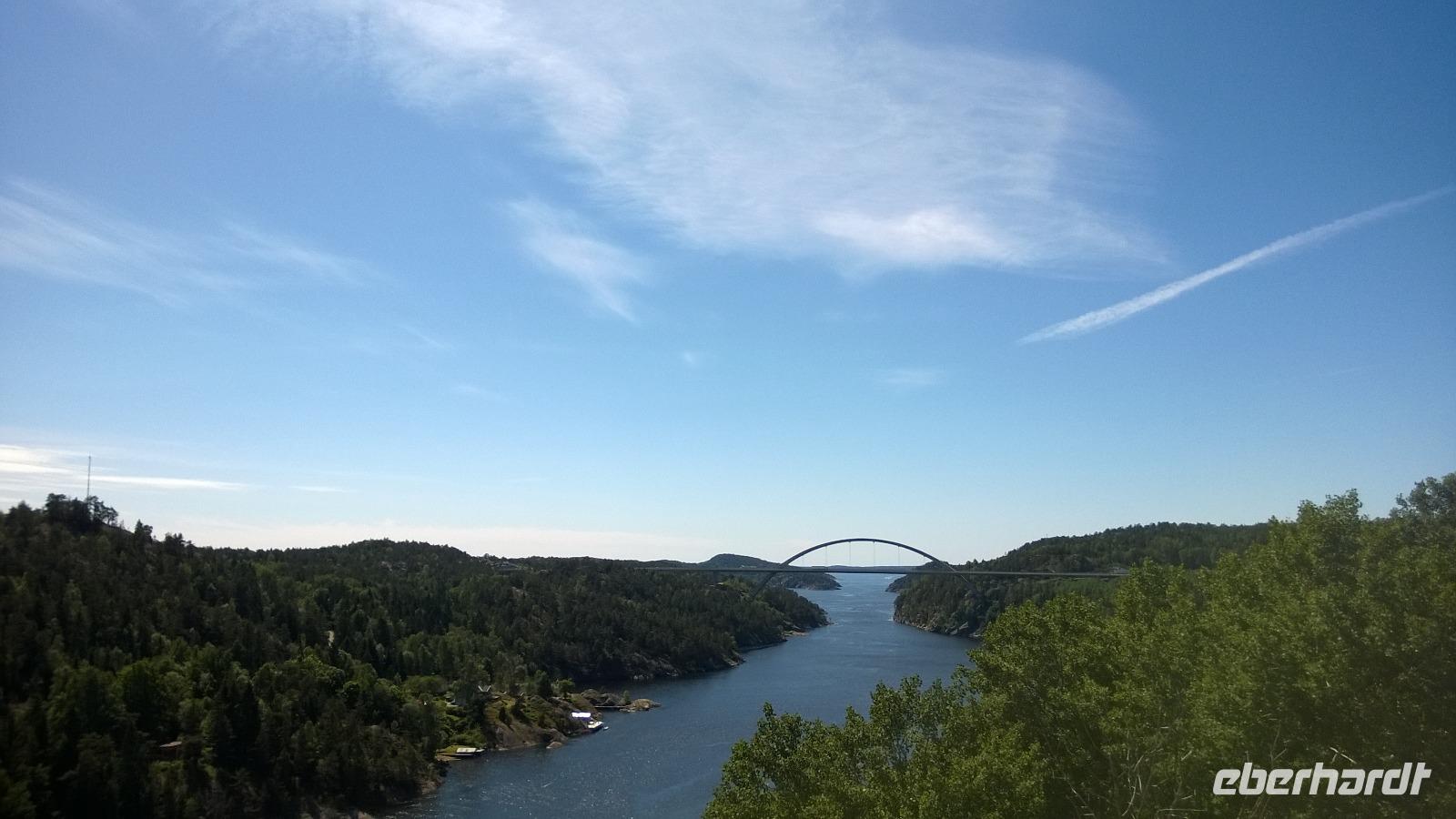 Brücke zwischen Schweden und Norwegen
