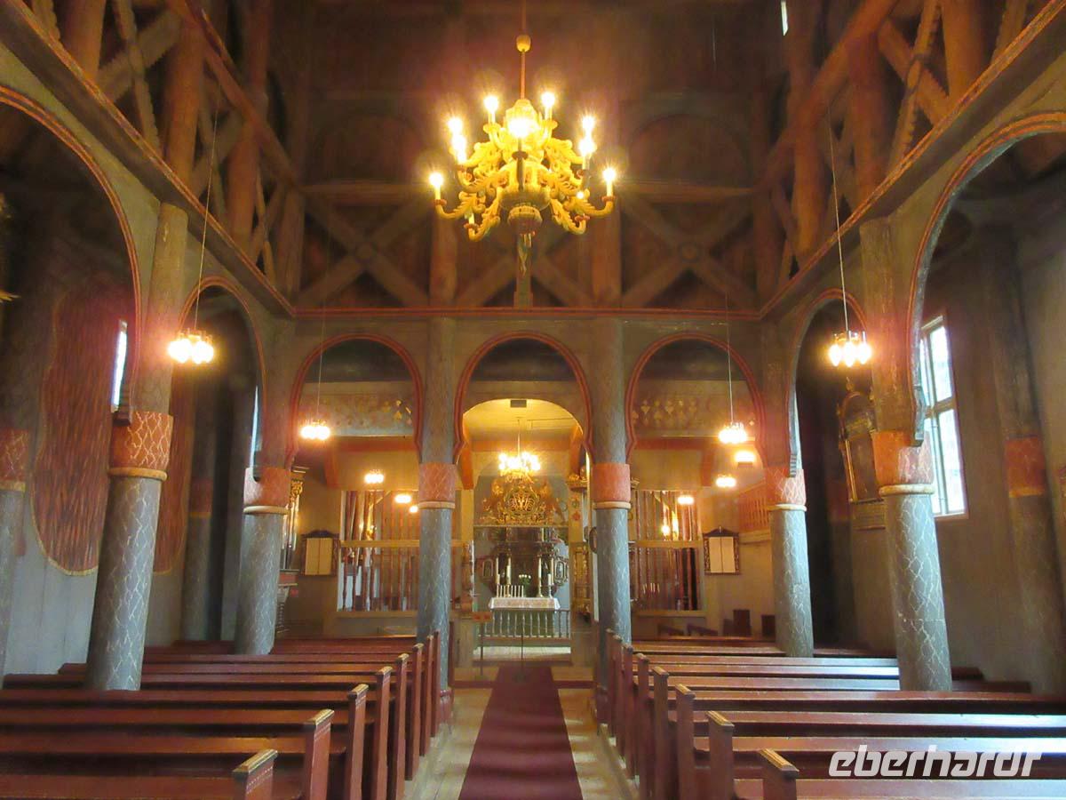 In der Stabkirche von Ringeby