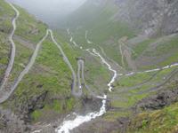 Der Trollstigen von oben