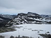 Schnee auf der Dalsnibba