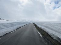 Die Schneestrasse  im Aursfjell