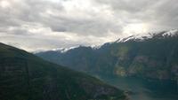 Blick auf den Aurlandsfjord