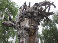 Auf dem Parkplatz Rognan