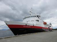 Unser Hutrigrutenschiff