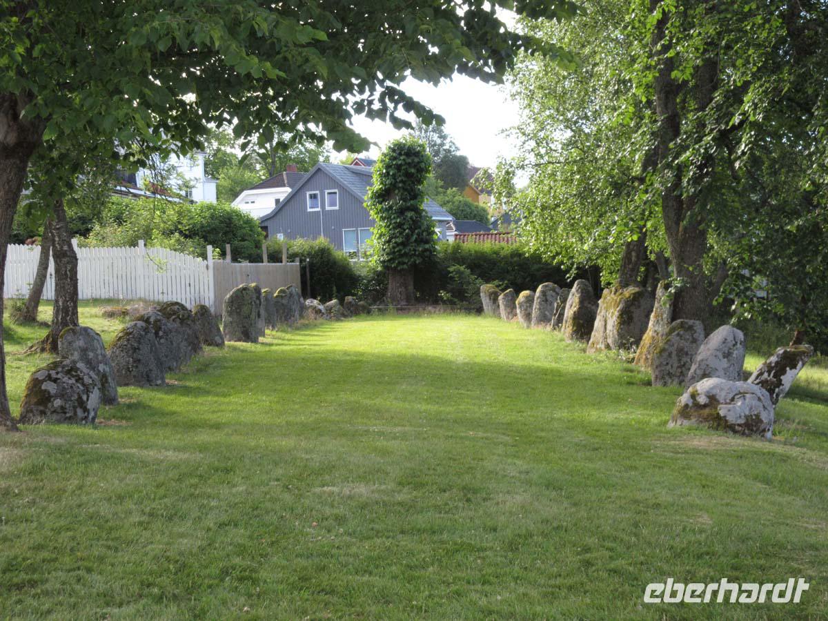 Wikingerzeitliche Steinsetzung in Steinkjer