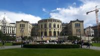 Stadtrundfahrt in Oslo (Parlament bzw. Storting)