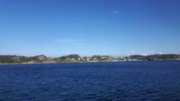 Fahrtimpressionen mit der Hurtigrute von Trondheim nach Kristiansund... (Ankunft in Kristiansund)