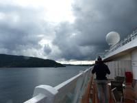 055. Ausfahrt aus Bergen, Norwegen, AIDAvita