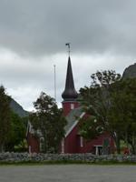 221. Dorfkirche in Flagstad, Lofoten, Norwegen, AIDAvita