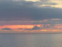 345. Sonnenuntergang auf dem Meer, Norwegen, AIDAvita