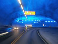 Kreisverkehr im Vallaviktunnel