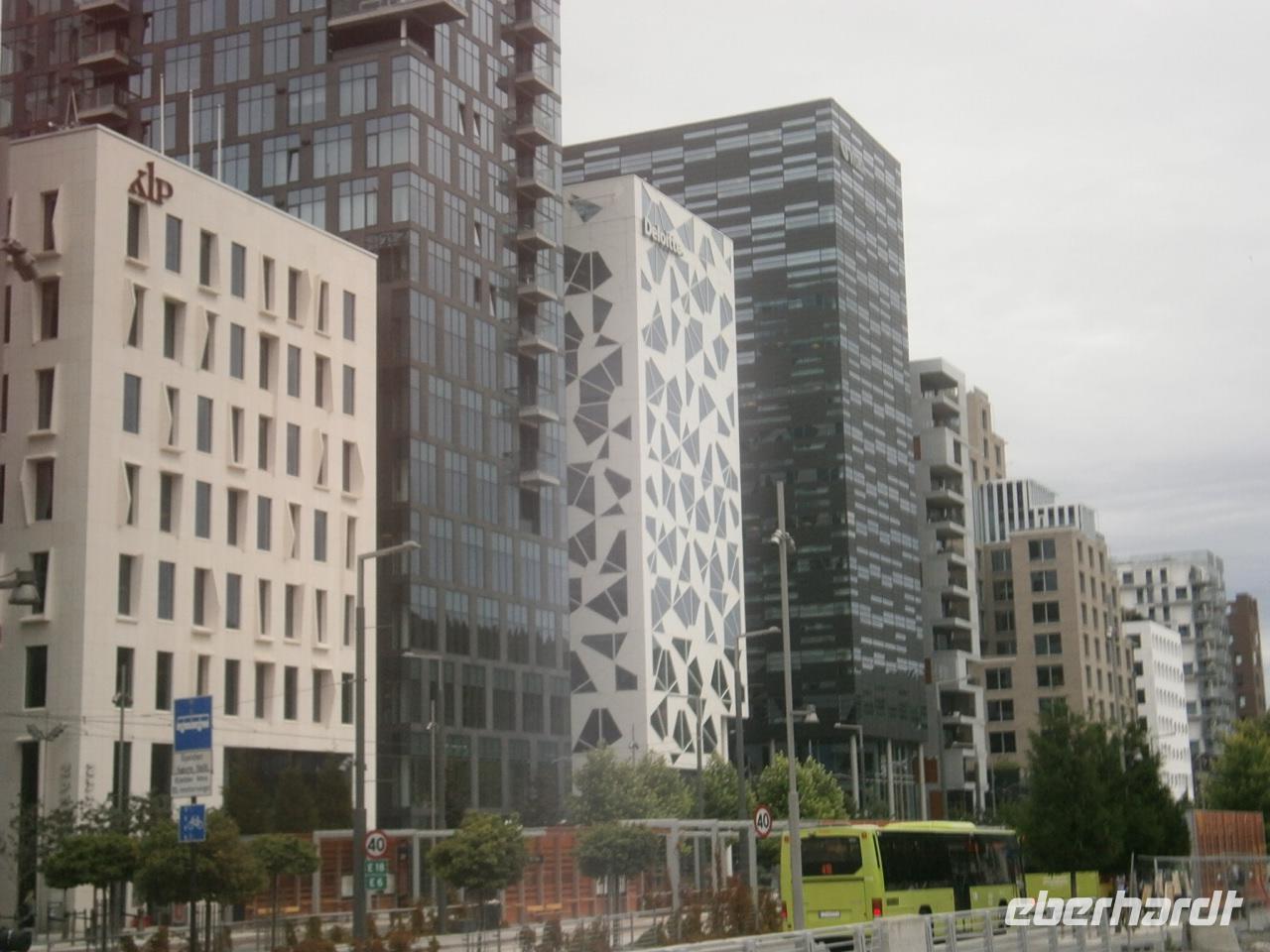 Die Bar Code - Häuser in Oslo