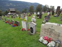 Ringebu Friedhof an der Stabkirche
