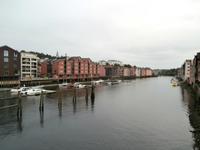 Trondheim Speicherhäuser am Nidelv