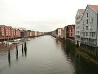 Trondheim Speicherhäuser am Nidelv