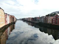 Trondheim Speicherhäuser am Nidelv