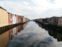 Trondheim Speicherhäuser am Nidelv