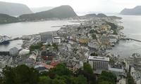 Alesund vom Aksla aus gesehen