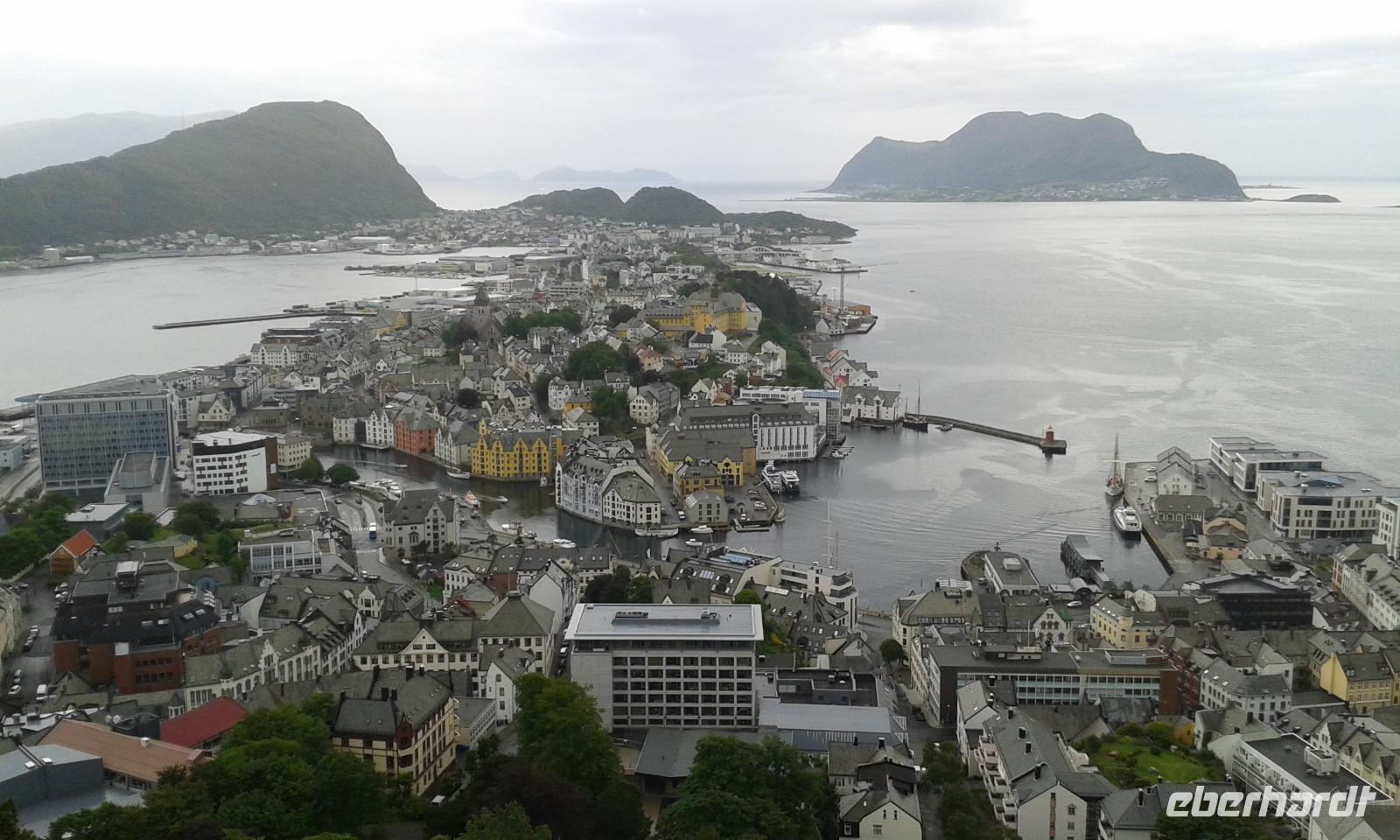 Blick auf Alesund