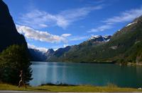 371 Blick vom Oldevadnet zum Jostedalsbreen