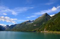 374 Blick vom Oldevadnet zum Jostedalsbreen