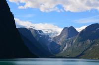375 Blick vom Oldevadnet zum Jostedalsbreen