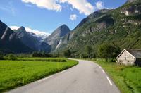 377 Fahrt zur Briksdalhütte