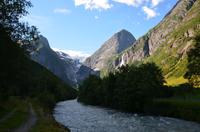 379 Fahrt zur Briksdalhütte