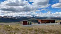 137 Wanderung auf dem Dovrefjell, Snøhetta View Point