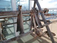 Stockfisch auf dem Schiff