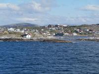 Hurtigrutenschiff Einlauf in Kristiansund