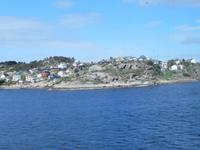 Hurtigrutenschiff Einlauf in Kristiansund