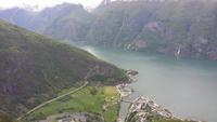 Aurland am Aurlandsfjord