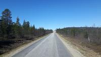 Fahrt zur finnisch-norwegischen Grenze...