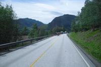 Radrennen auf der E6 von Trondheim nach Oslo