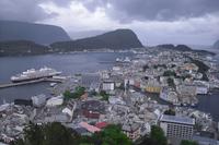 Blick vom Aksla auf Alesund