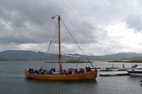 Wikinger Boot Insel Haholmen