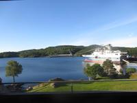  Blick aus dem Hotel in Farsund