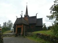 Maihaugen-Freilichtmuseum in Lillehammer-Stabkirche