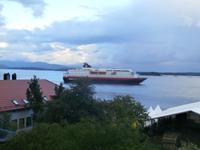 Hurtigrutenfahrt mit MS Nordlys-Abfahrt in Molde