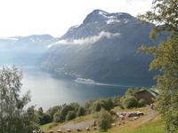 Blick in den Geirangerfjord