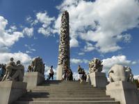 2. Tag Oslo Vigelandpark - Lebenssäule
