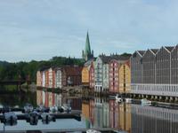 4. Tag Trondheim - Speicher am Nidfluss