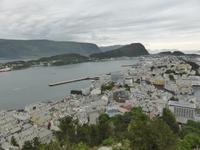 5. Tag Alesund - Blick vom Aksla auf die Jugendstilstadt