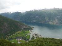 7. TAg Blick auf Aurland vom Stegasteinen