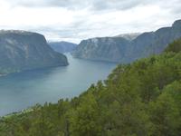 7. TAg Blick vom Stegateinen zum Aurlandfjord