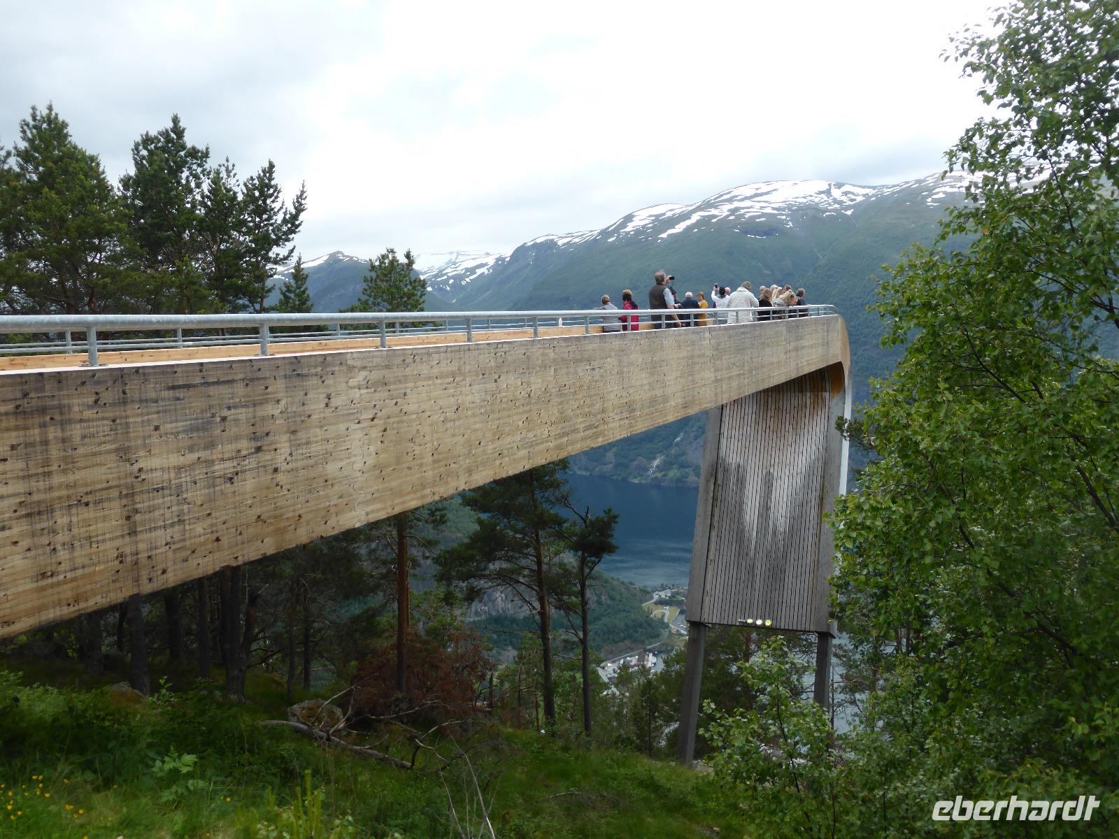7. Tag Aussichtspunkt Stegasteinen am Aurlandsfjord