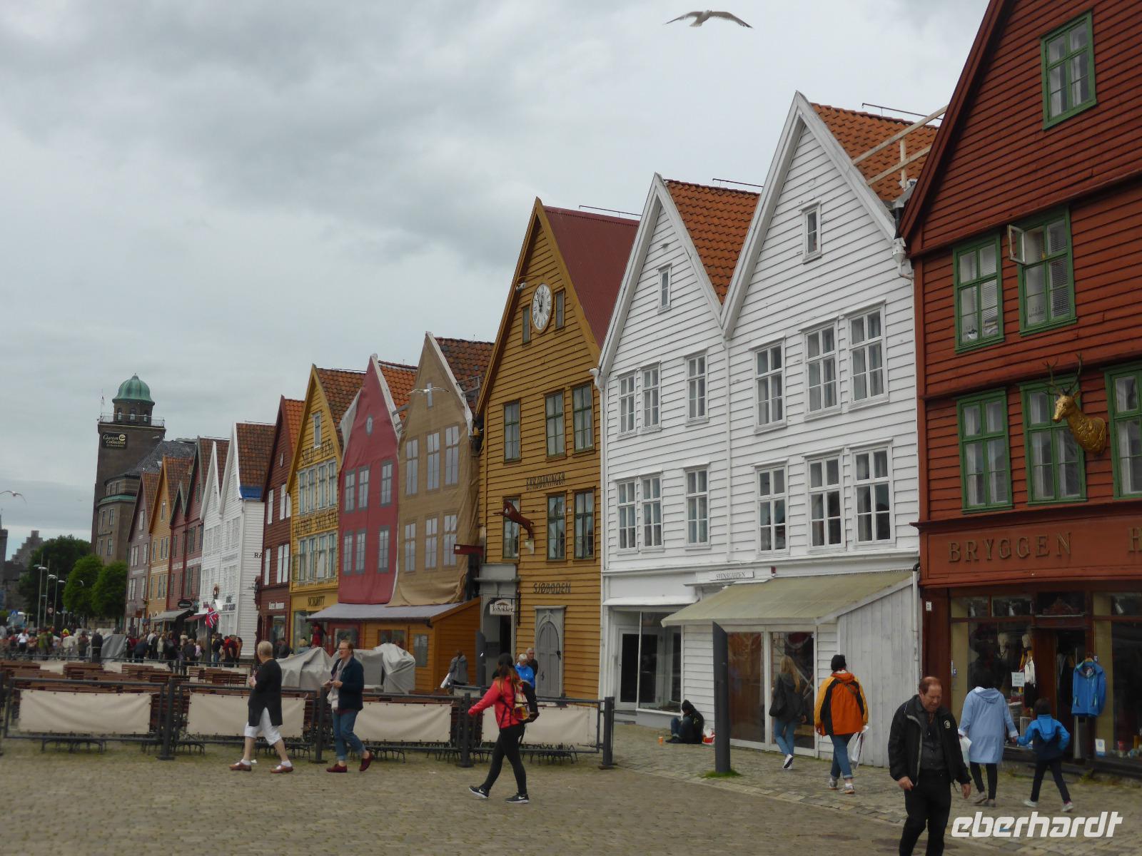 8. Tag Bergen hanseatischen Viertel Bryggen