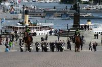 Wachablösung mit Musik 