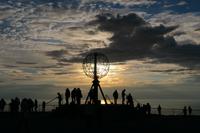 Das Nordkap 300m über dem Meer